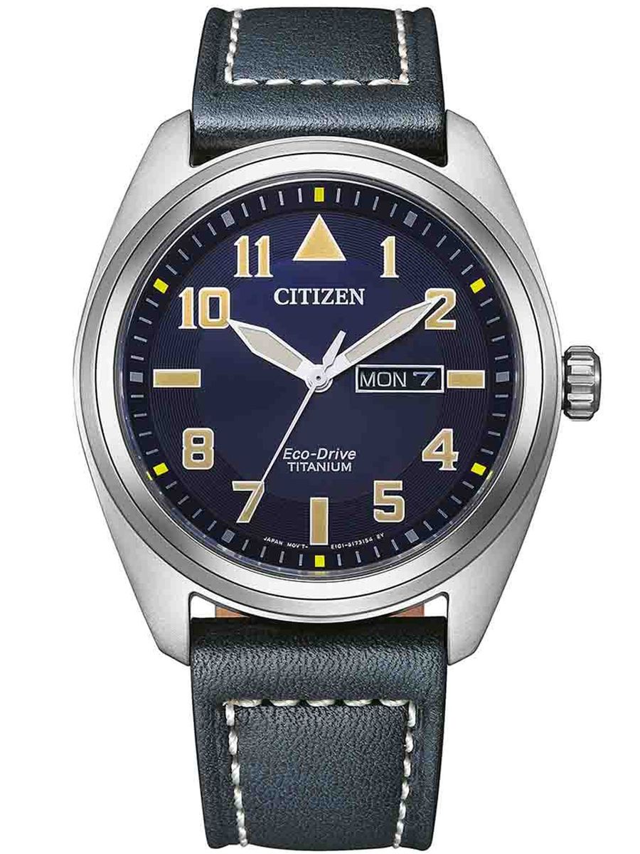 Titanium Eco-Drive Feld-Uhr