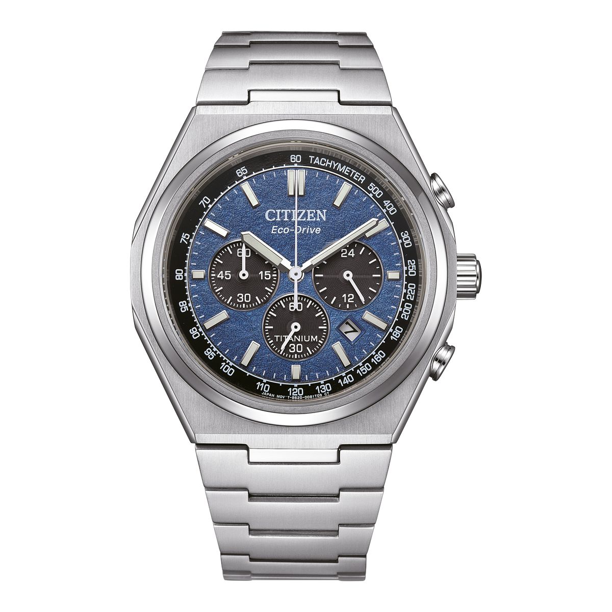 Titanium Eco-Drive Chronograph Armbanduhr