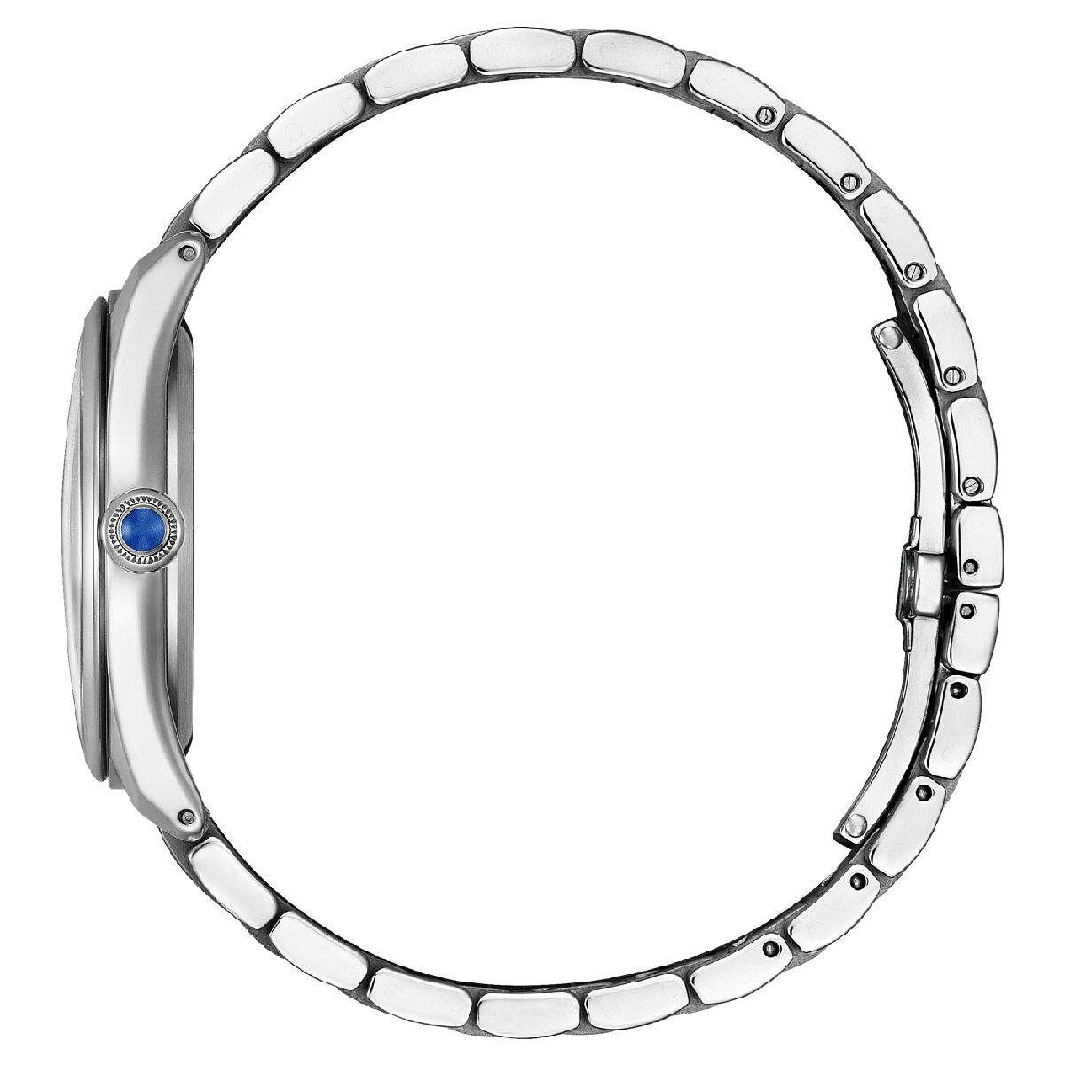 Elegante Eco-Drive Uhr mit römischen Ziffern