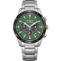 Eco-Drive Chronograph mit strukturiertem Zifferblatt