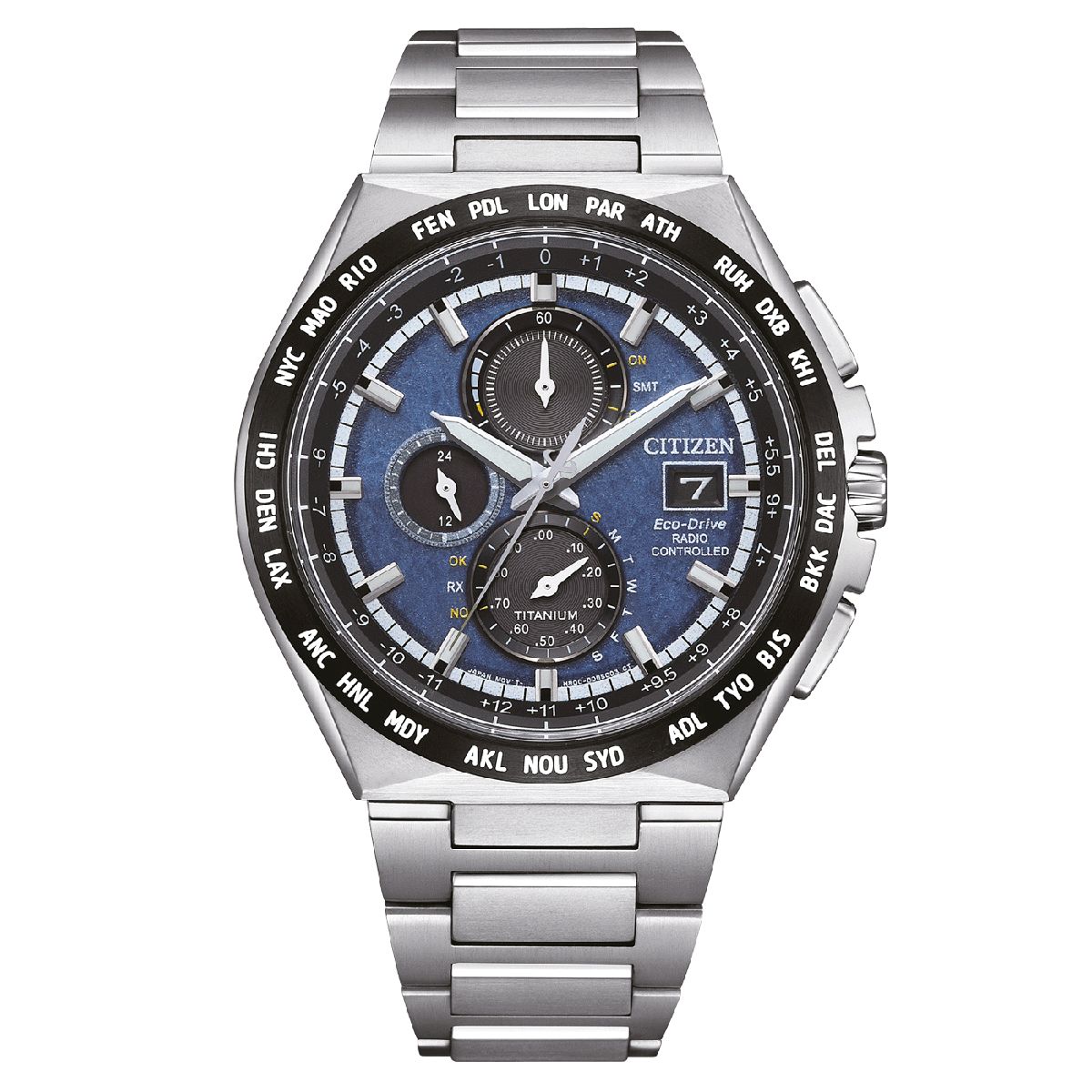 Eco-Drive Titanium Chronographen Uhr