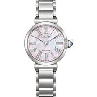 Perlmutt-Armbanduhr mit römischen Ziffern