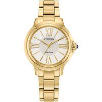 Elegante solarbetriebene Armbanduhr