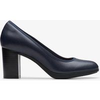 Lederpumps mit Blockabsatz