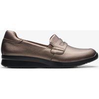 Klassischer Penny-Loafer in Metallic-Optik
