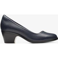 Klassische Lederpumps mit Blockabsatz