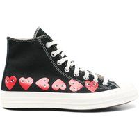 High-Top-Sneaker mit Herz-Muster