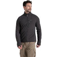 Strukturierte Fleecejacke mit Reißverschluss