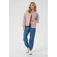 Leichte Steppjacke mit Blumenmuster