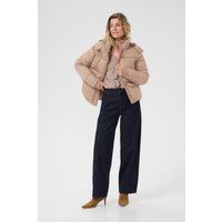 Gesteppte Pufferjacke mit Kapuze