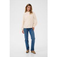 Elegante Bluse mit Rüschenkragen