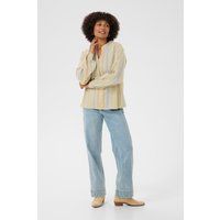 Boho-Tunika mit Jacquard-Streifen