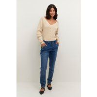 Curved Fit Jeans mit schmalem Bein
