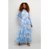 Maxi-Hemdblusenkleid mit Paisleymuster