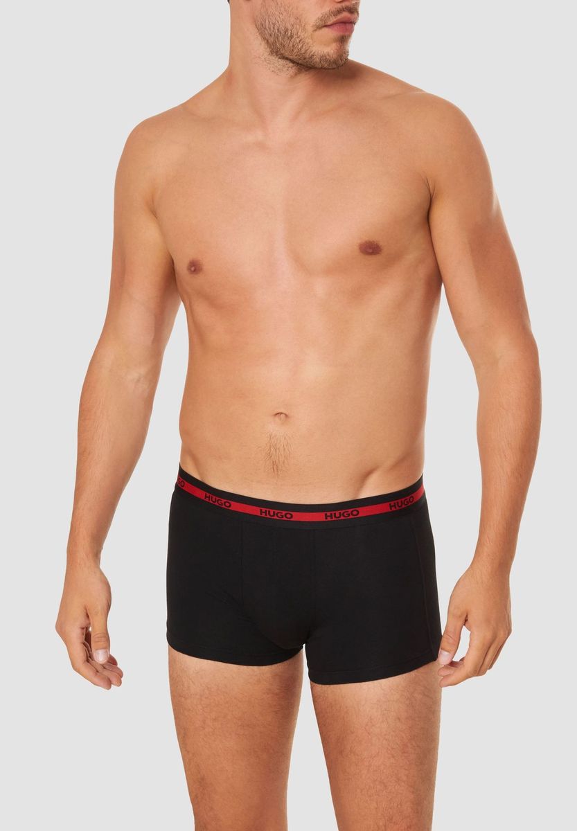 Klassisches schwarzes Herren-Boxershorts-Set