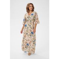 Fließendes Maxikleid mit Blumenmuster