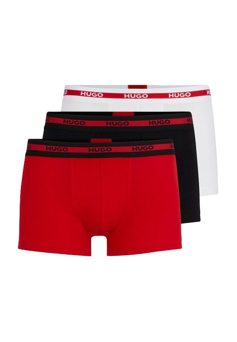 Klassische Boxershorts im Dreierpack