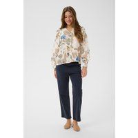 Locker geschnittene Bluse mit Blumenmuster