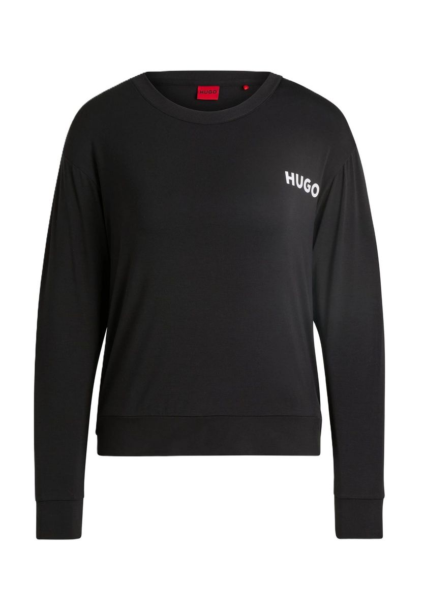 Langärmliges Schlafshirt mit lockerer Passform