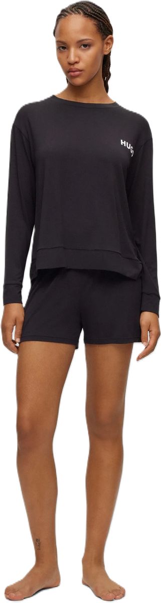 Langärmliges Schlafshirt mit lockerer Passform