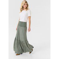 Luftiger Maxi-Rock mit Blumenmuster