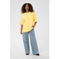 Oversize-T-Shirt mit überschnittenen Schultern