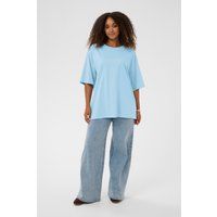 Oversize-T-Shirt mit überschnittenen Schultern