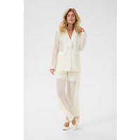 Hose mit geradem Bein und Spitzenmuster