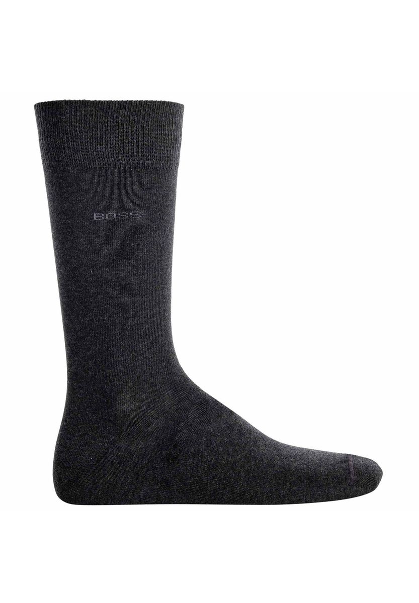 BOSS Kurzsocken, 3er-Pack, uni, für Herren, grau, 43-46