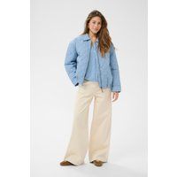 Gesteppte Boxy-Jacke mit Kragen