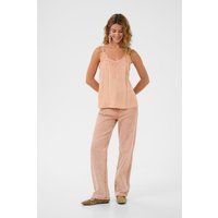 Spitzenbesetzte A-Linien-Bluse