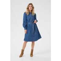 Jeanskleid zum Knöpfen mit Gürtel