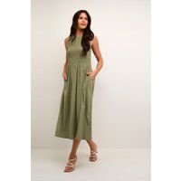 Gesmoktes Midikleid in A-Linie