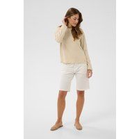 Lockerer Feinstrickpullover mit Rippstruktur