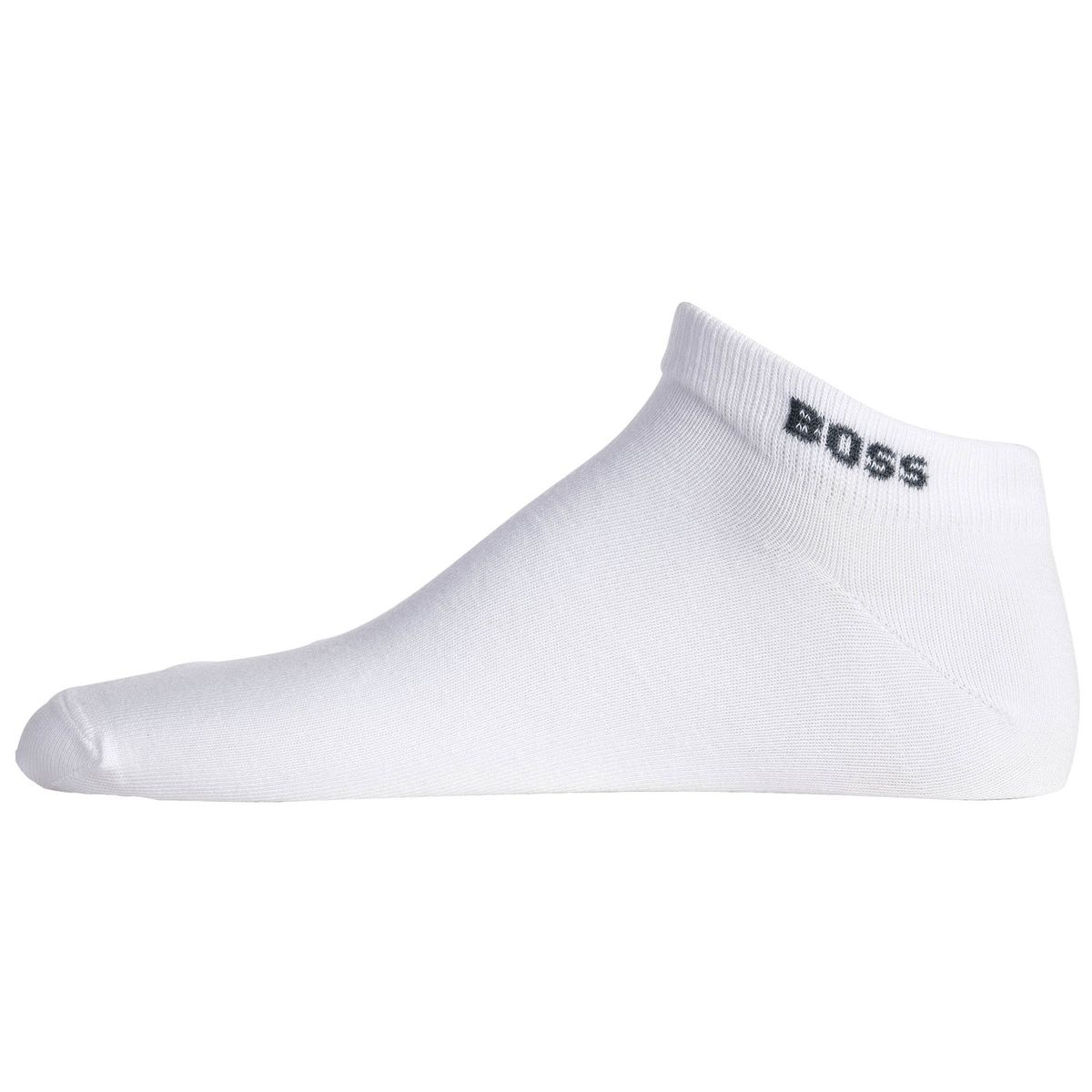 BOSS Herren Sneaker-Socken, 5er Pack - 5P AS Uni CC, kurz, Baumwoll-Mix, uni, weiß, 43-46
