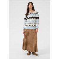 Strickpullover mit Zickzack-Muster