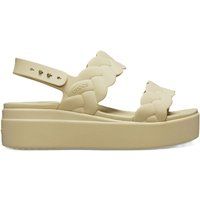 Brooklyn Plateau-Sandalen mit Web-Struktur