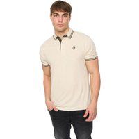 Klassisches Piqué-Poloshirt mit Kontraststreifen