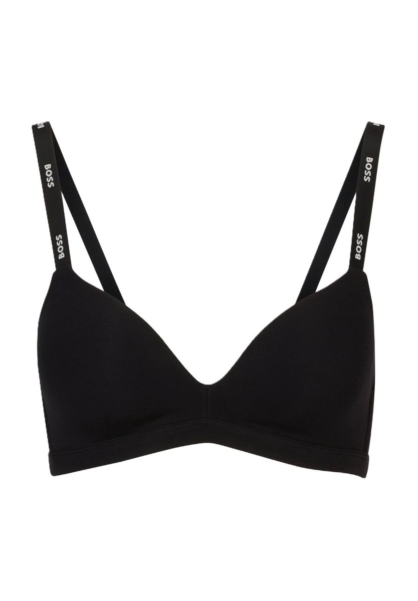 Bralette mit Logo-Trägern und weichen Cups