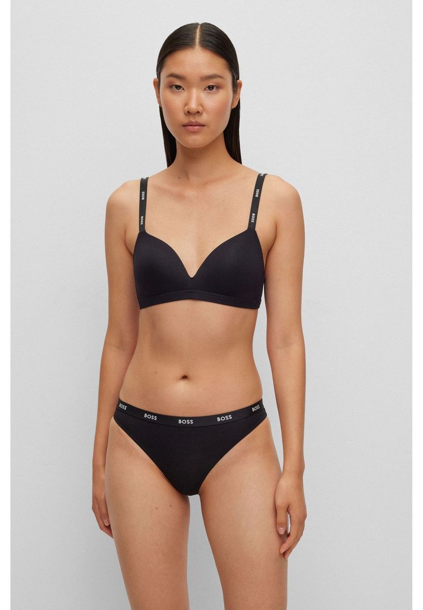 Bralette mit Logo-Trägern und weichen Cups