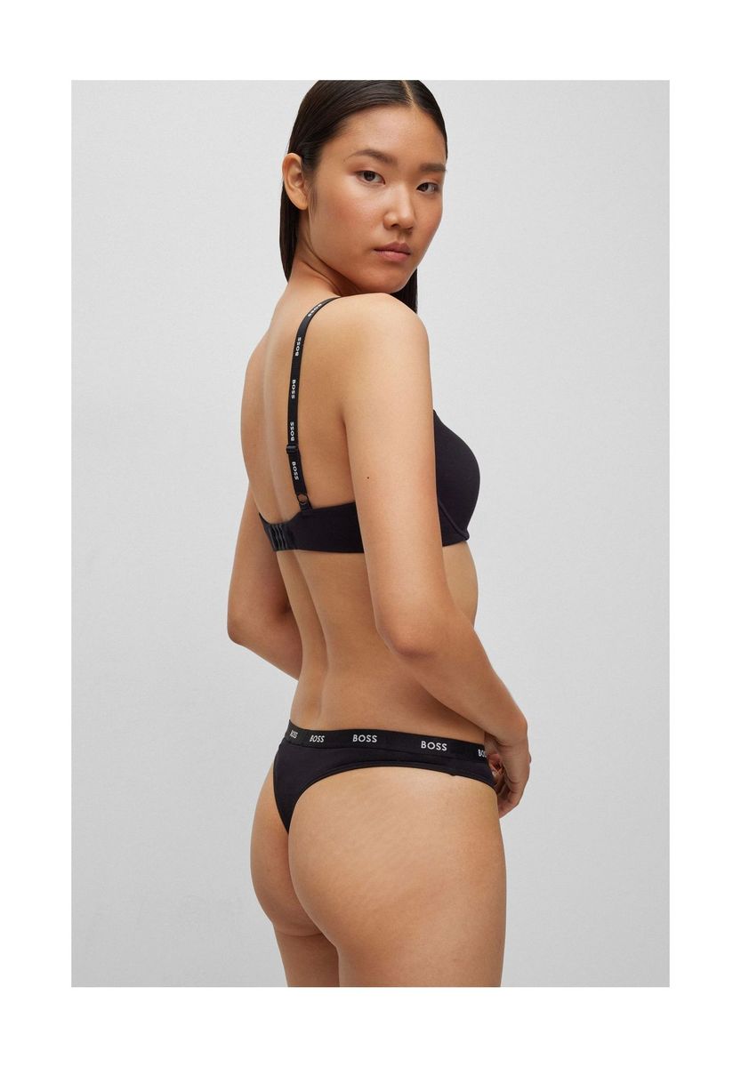 Damen String Slip mit Logo-Bund