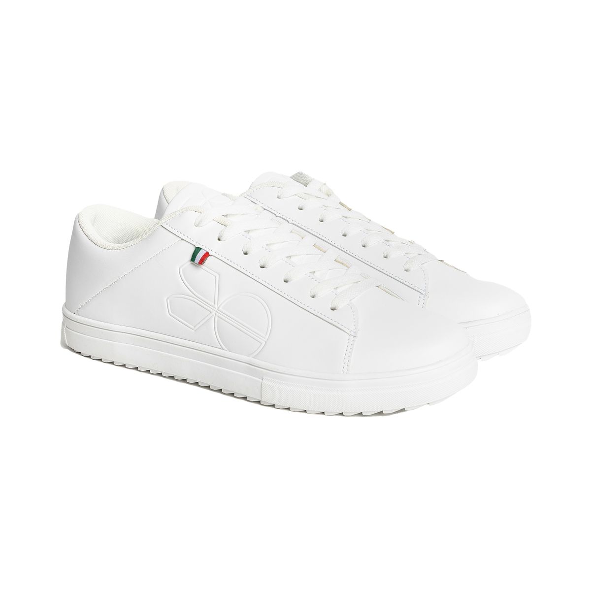 Low-Top Sneaker mit Logo-Prägung
