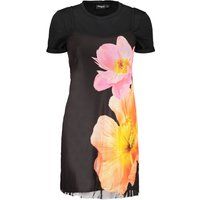 Lagen-T-Shirt-Kleid mit Blumendruck