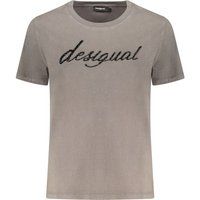 T-Shirt mit Perlen-Logo-Schriftzug