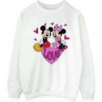 Sweatshirt mit Herz-Charakter-Print
