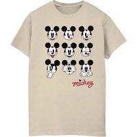 Mickey Mouse Gesichtsausdrücke Grafik-T-Shirt