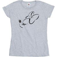 Minnie Mouse Nose Up Grafik-T-Shirt