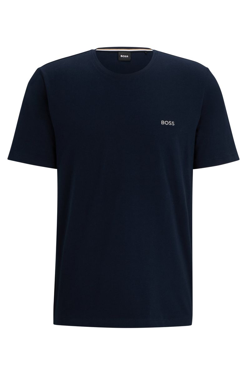 Locker geschnittenes Baumwoll-Jersey-T-Shirt