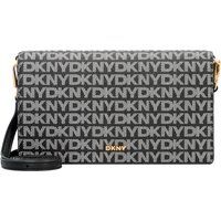 Strukturierte Umhängetasche mit Monogramm-Print