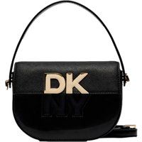Halbmond-Schultertasche mit 3D-Logo